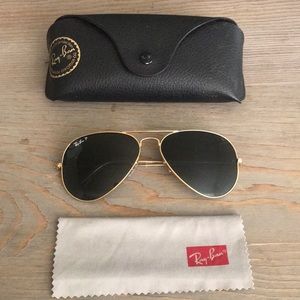 Ray Ban Aviator Polarized Sunglasses!!!
